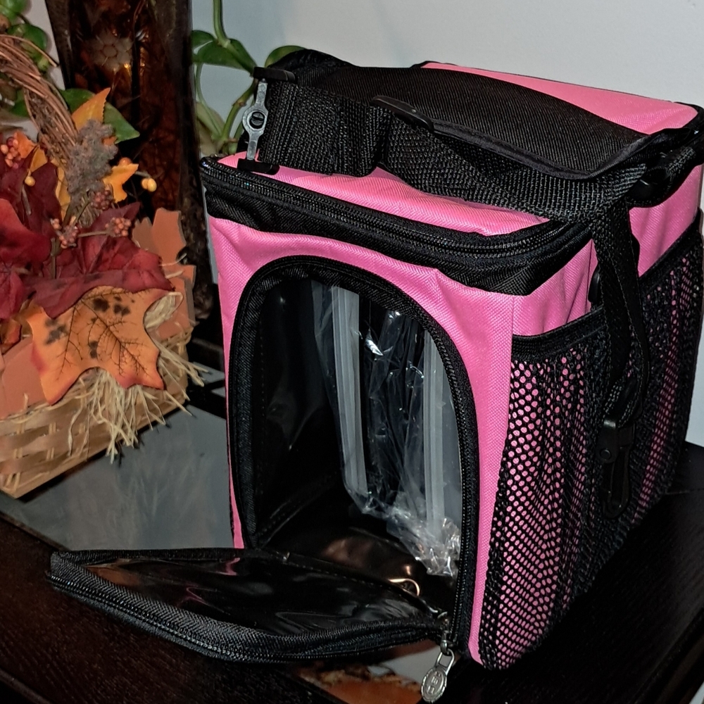 Iso 3 Meal cube pink reverse